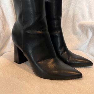 Nine West Black Heeled Boots